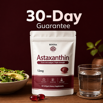 Rovina Astaxanthin - Natures Most Popular Antioxidant